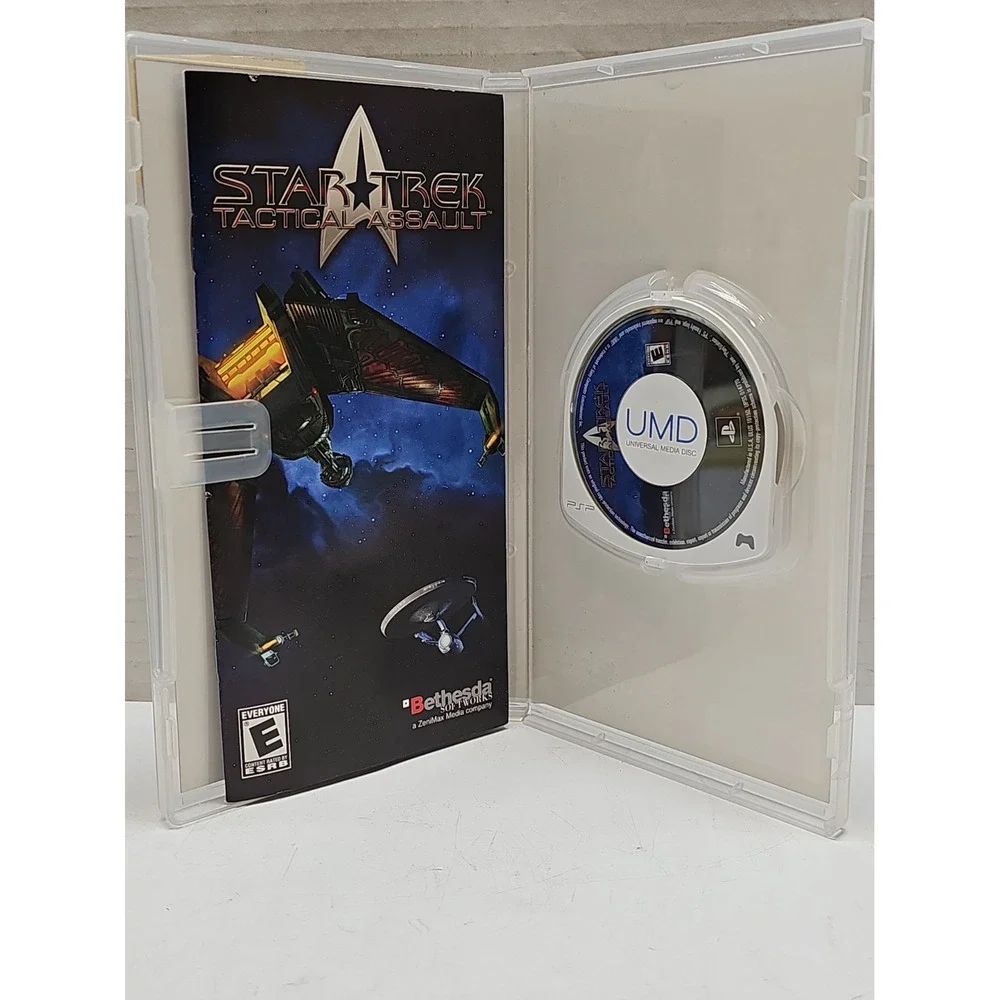Star Trek: Tactical Assault for Sony PSP - 2006 - CIB with Manual